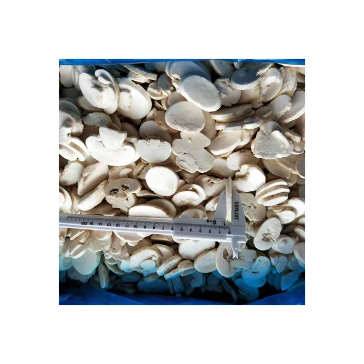 Wholesale hot selling frozen mushroom champignon IQF champignon mushroom slices for sale