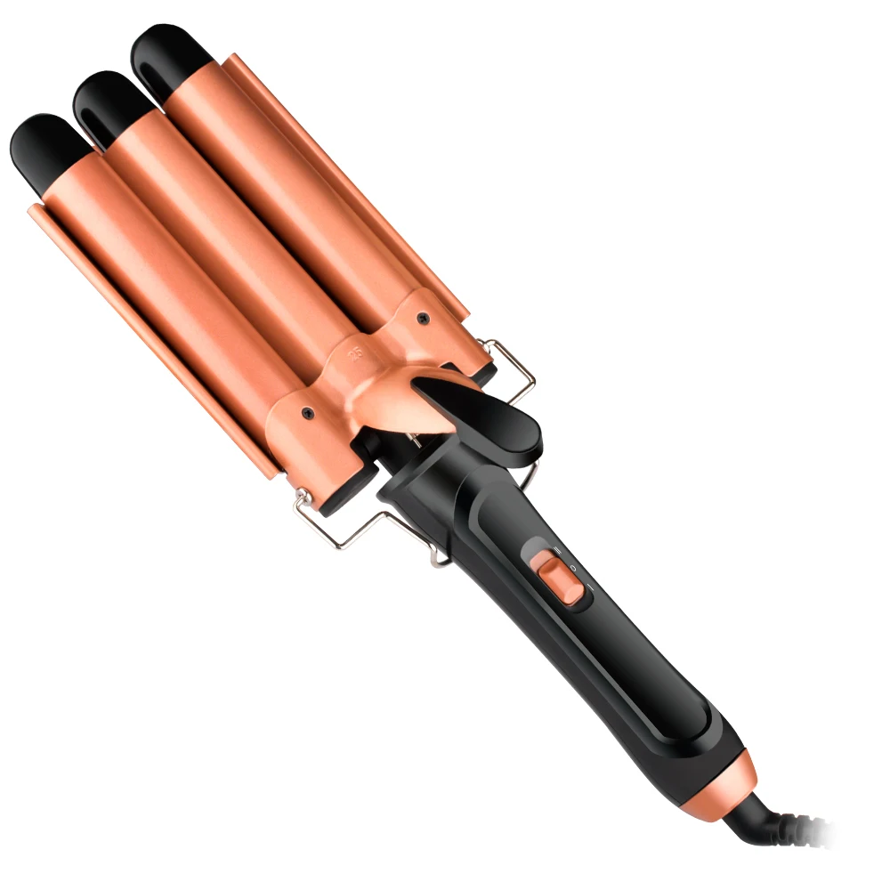 RAF New Portable Wand Hair Waver Wave Curler Automatic Curling Iron 3 Barrel Hair Curler