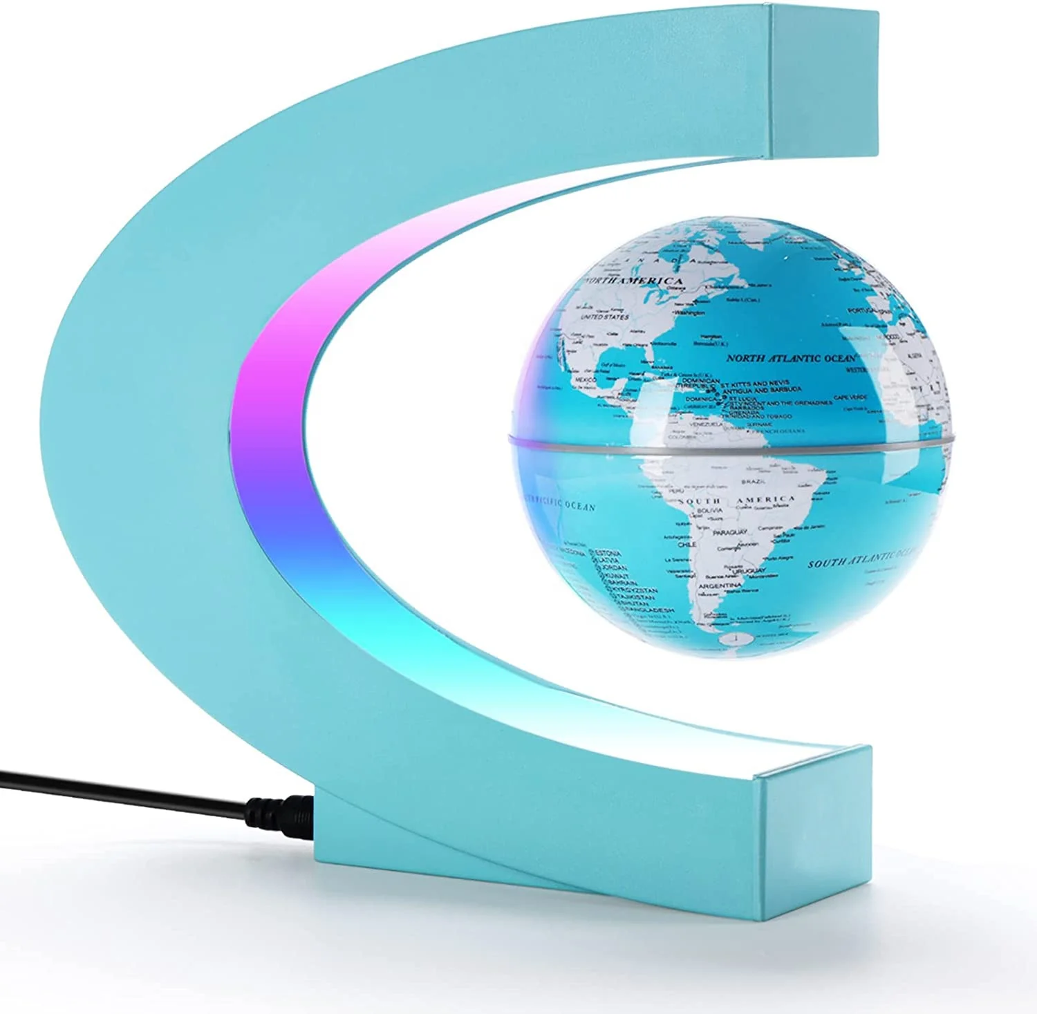 Macarone blue world C-образный вращающийся плавающий шар для подарка мальчику