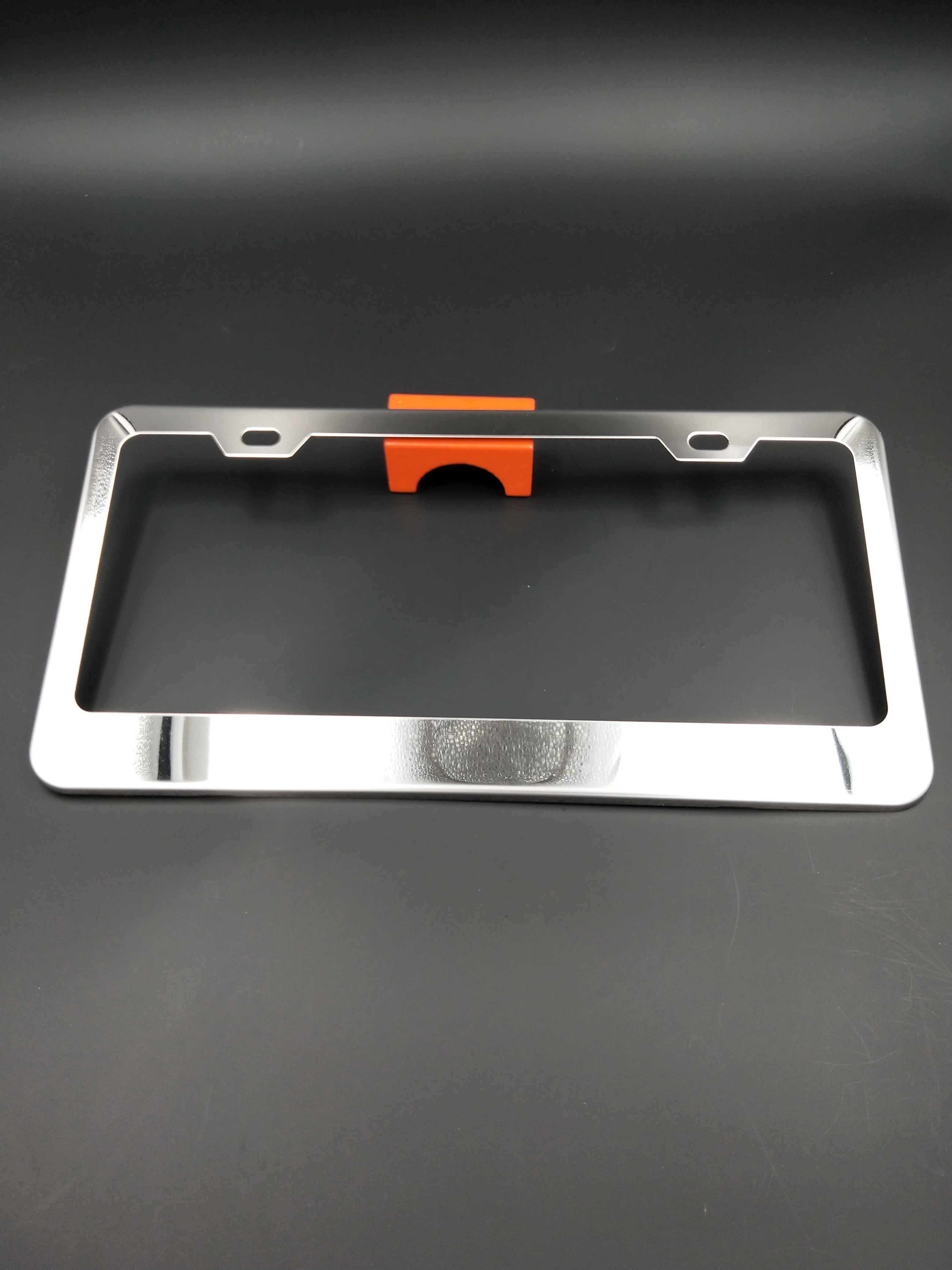 Stocked Custom Plain Heavy Duty Chrome License Plate Frame Stainless Steel