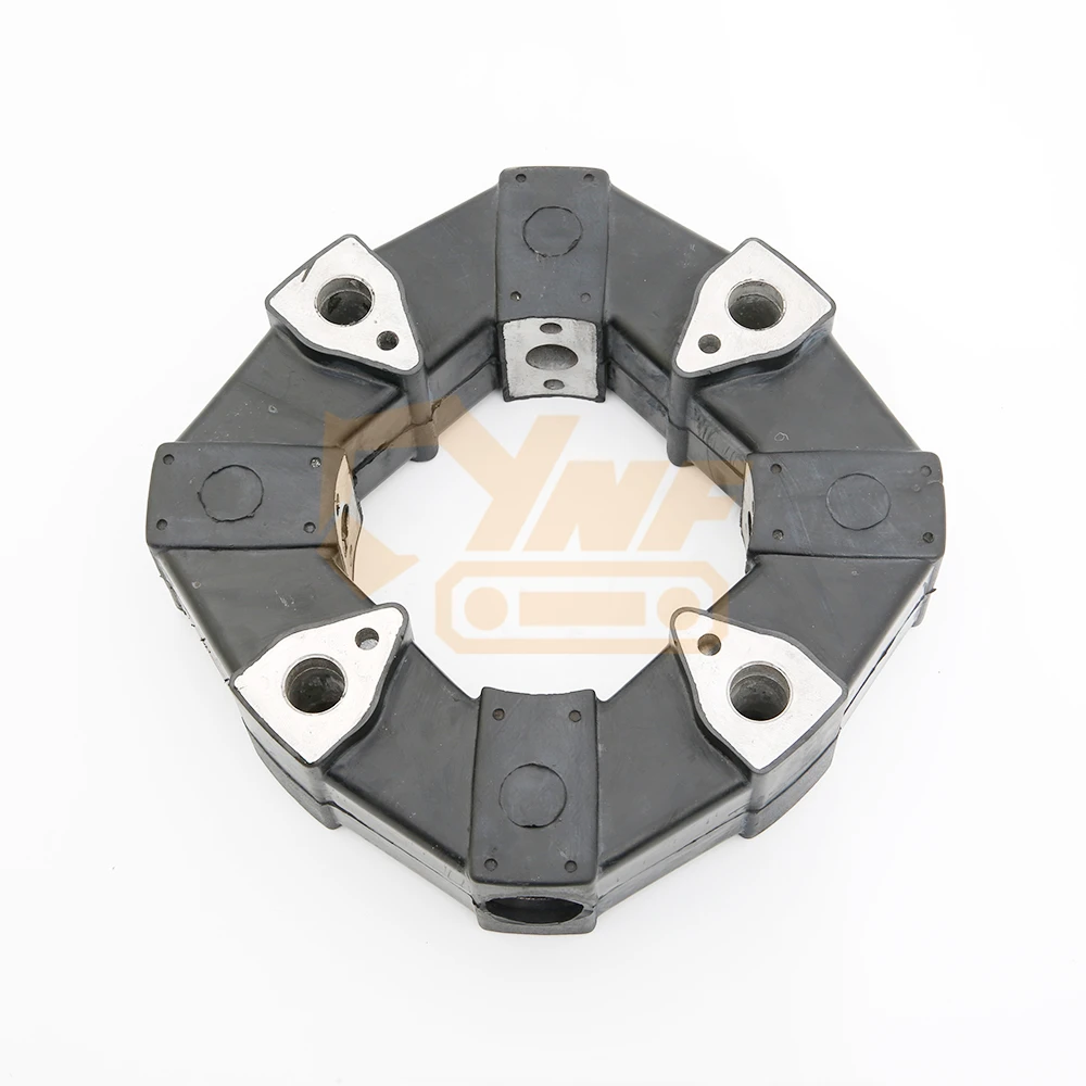 YNF Wholesale Size 12 12A 12AS Excavator Coupling Flexible Rubber Hydraulic Pump Coupling for Construction Works