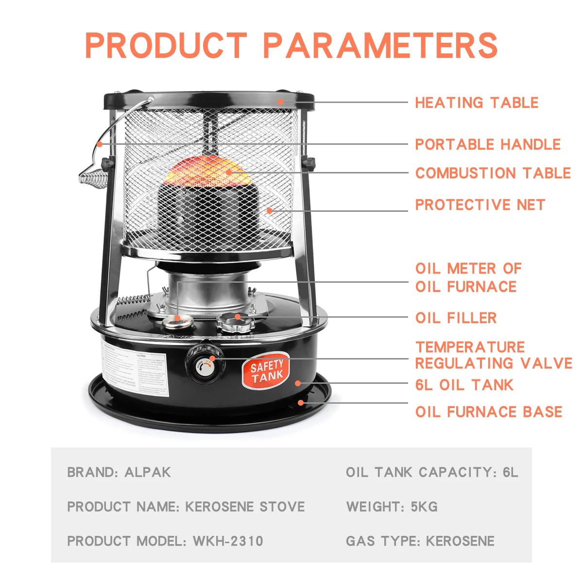Kerosene Heaters,Kerosene Stove Heater With Stove Bag Lightweight