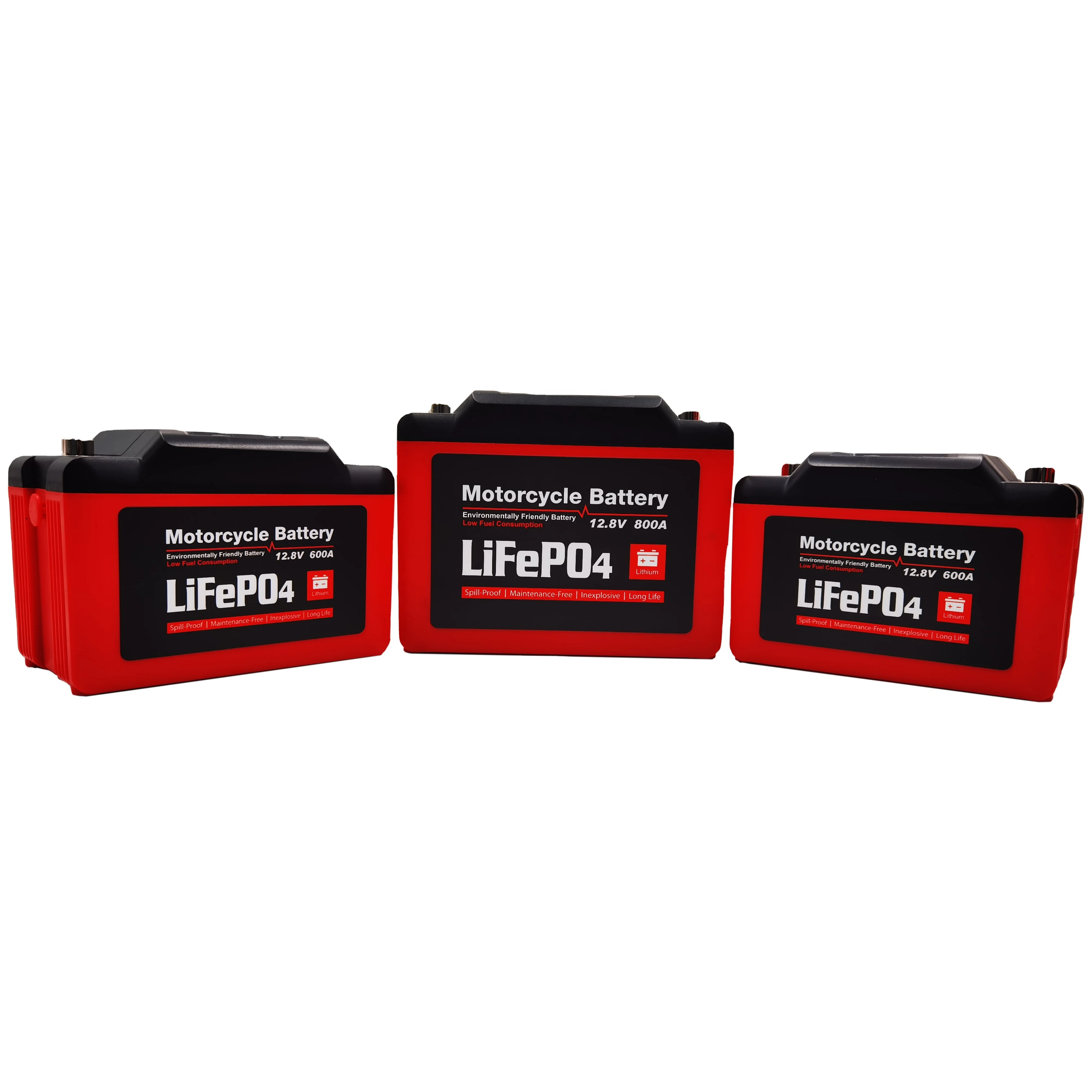 12.8V 2Ah Lithium-ion Motor Cycle Battery Inexplosive and Light weight Apply to Lead Acid Motorcycle Battery 2Ah