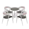 1 table and 4 chairs