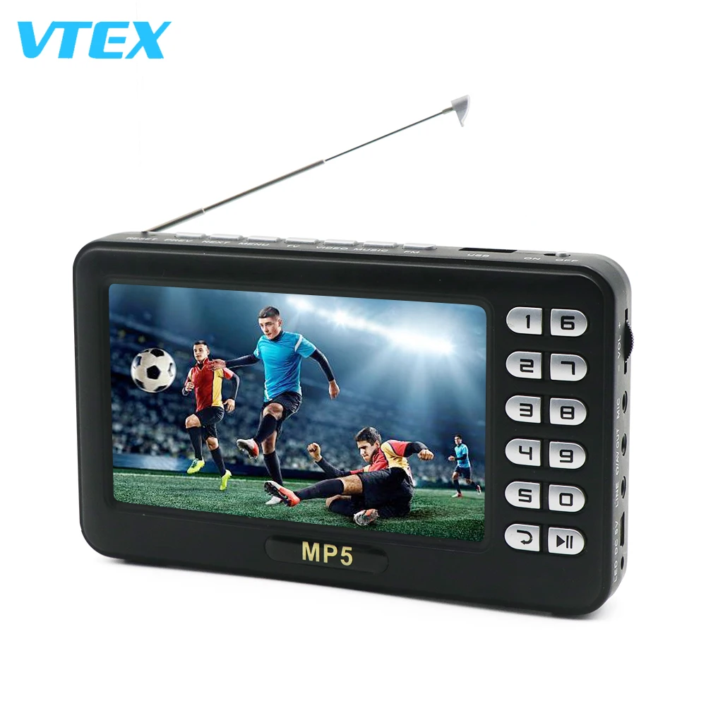 4.3 Inch Portable Mini TV for Car Use - Small Handheld LCD Television ...