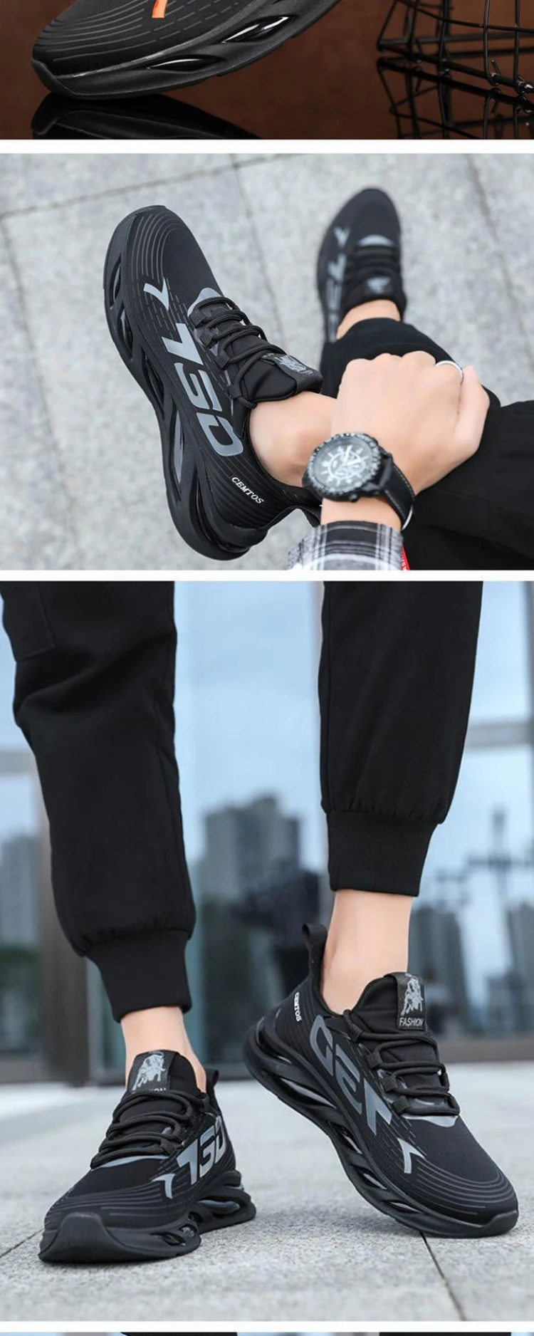 Unisex Non Slip Lace Up Breathable Fashion Sneakers
