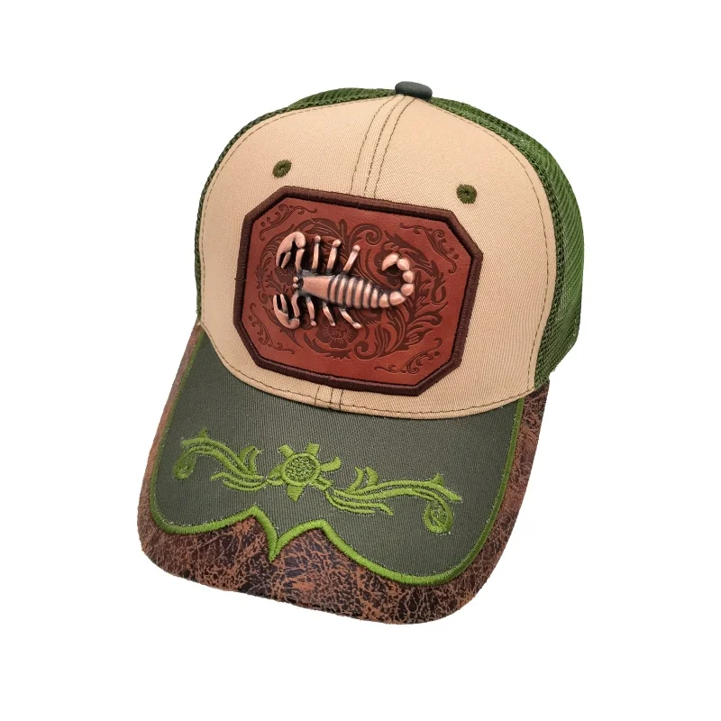 【Badee】Scorpion Embroidery Cap Scorpion New Leader TL Embroidery Snapback Hat Adult Men