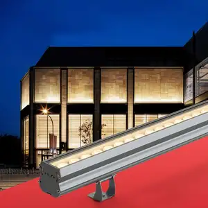 LED Wall Washer, Outdoor Waterproof Building Bridge Lighting Hard Light Exterior Wall Strip Line Spotlight Factory Direct Sales