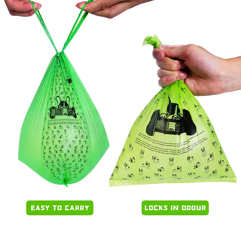 Custom Epi Biodegradable Dog Poop Bag Bio Degradable Compostable Scented Ecofriendly Pet Dog