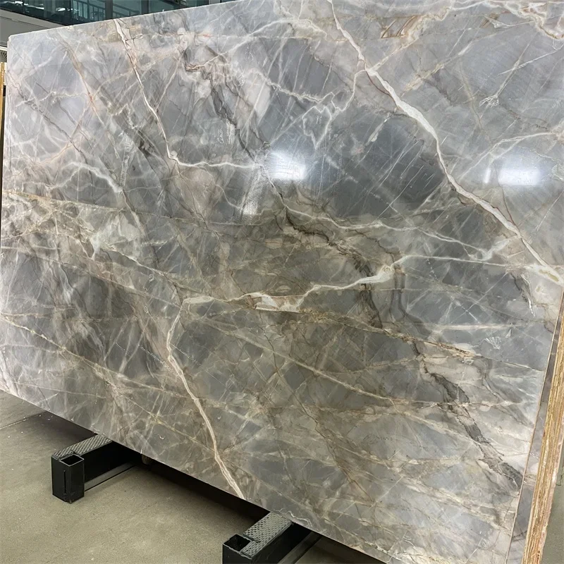 product china grey jungle marble tile  slab for interior wall grey marble tiles for wall and floor-1
