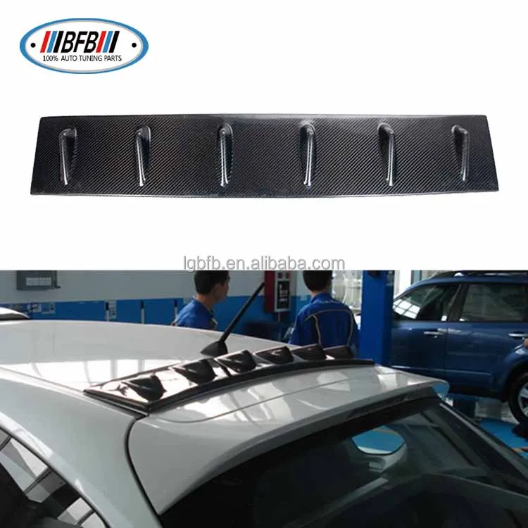 Carbon Fiber Shark Fin Roof Spoiler For Subaru Impreza Grb Wrx Sti Hatchback U7 Buy Shark Fin