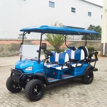 Free Shipping 2 4 6 Seater Lifted 48v 72v Lithium Icon Battery Evolution Excar Fast Mini Small Chinese Golf Cart Car
