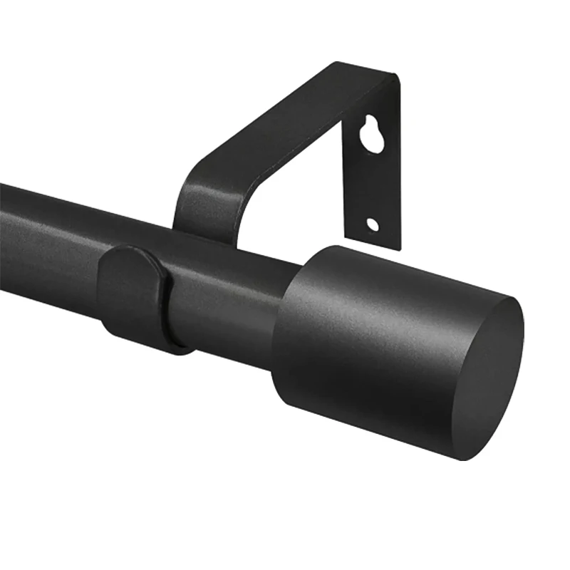 4884 Inch Simple Bedroom Window Curtain Rod Pole Metal Roman Curtain