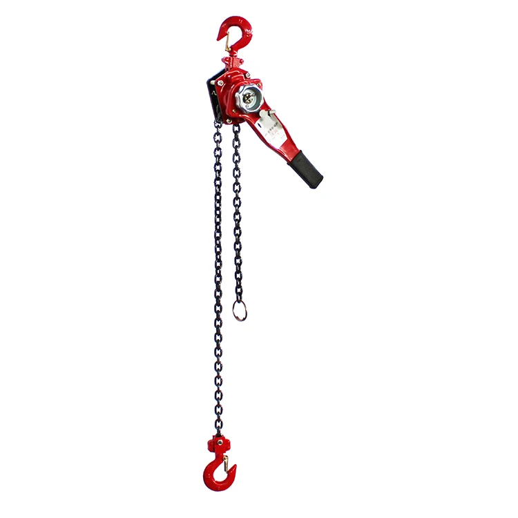 Factory Good Price 12 Manual Block 10 Ton Strap Ratchet Used for Mobile Equipment Machinery 0.25ton Lever Chain Hoist