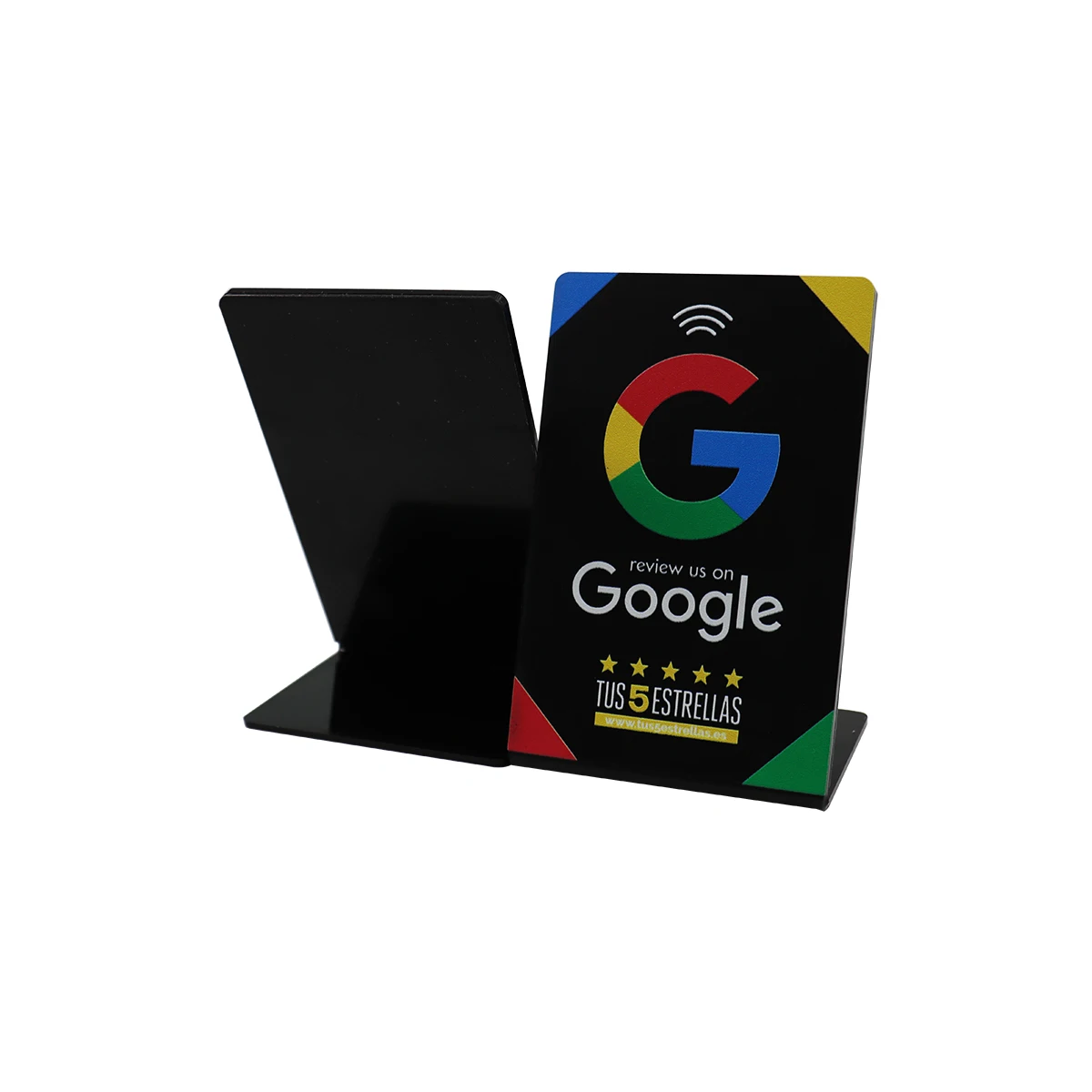 NFC Table Display QR Code Scanning Spot Wholesale Google Review Menu RFID NFC Stand Tabletop Menu Display Stand