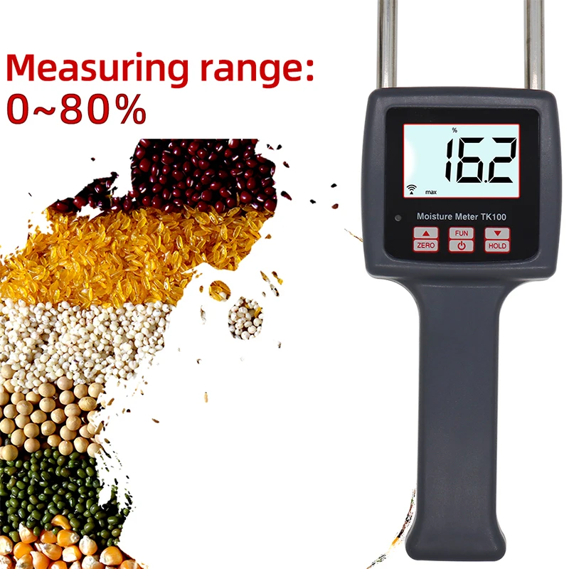 Factory Price Portable Grain Moisture Meter for Rice Wheat Corn Soybean High Accuracy