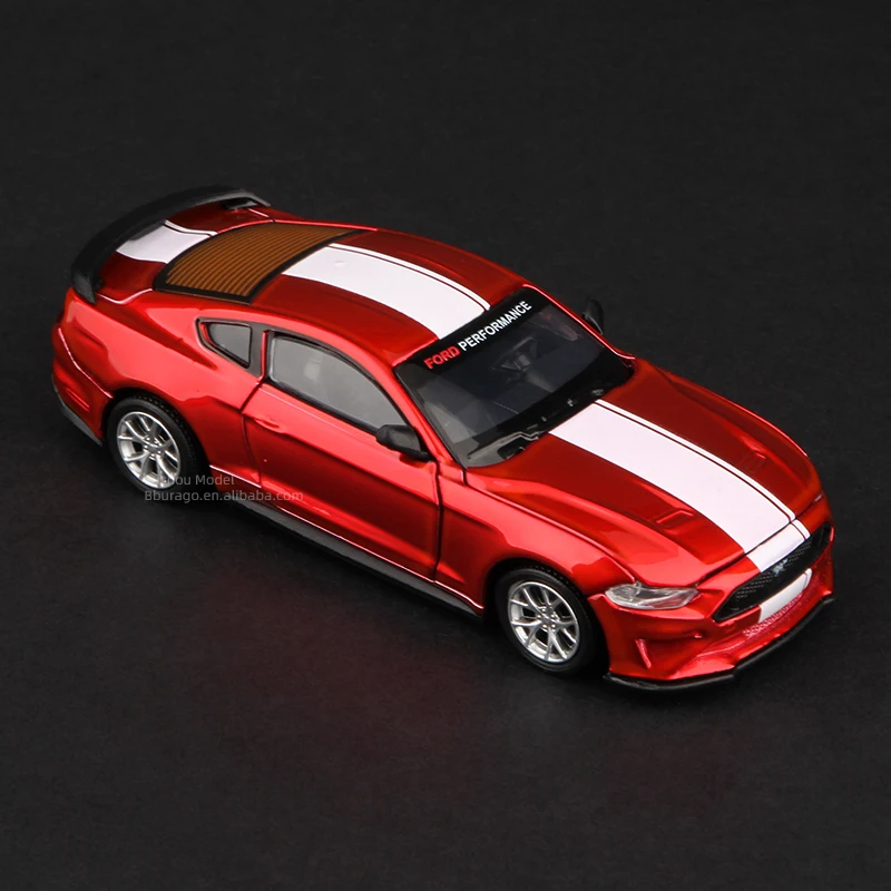 Modèle Réduit De Voiture 1:43 Mustang En Alliage Moulé - Miniature Jaune Pour Collection Ou Décoration - Cadeau Pour Garçons Et Amateurs