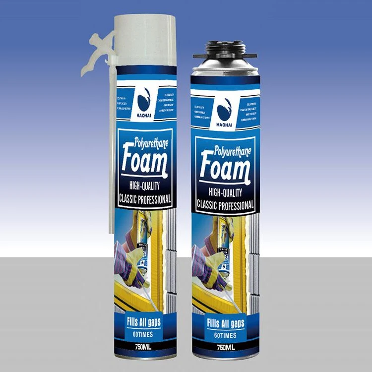 Polyurethane PU Construction Sealant Removable Foam Adhesive Spray