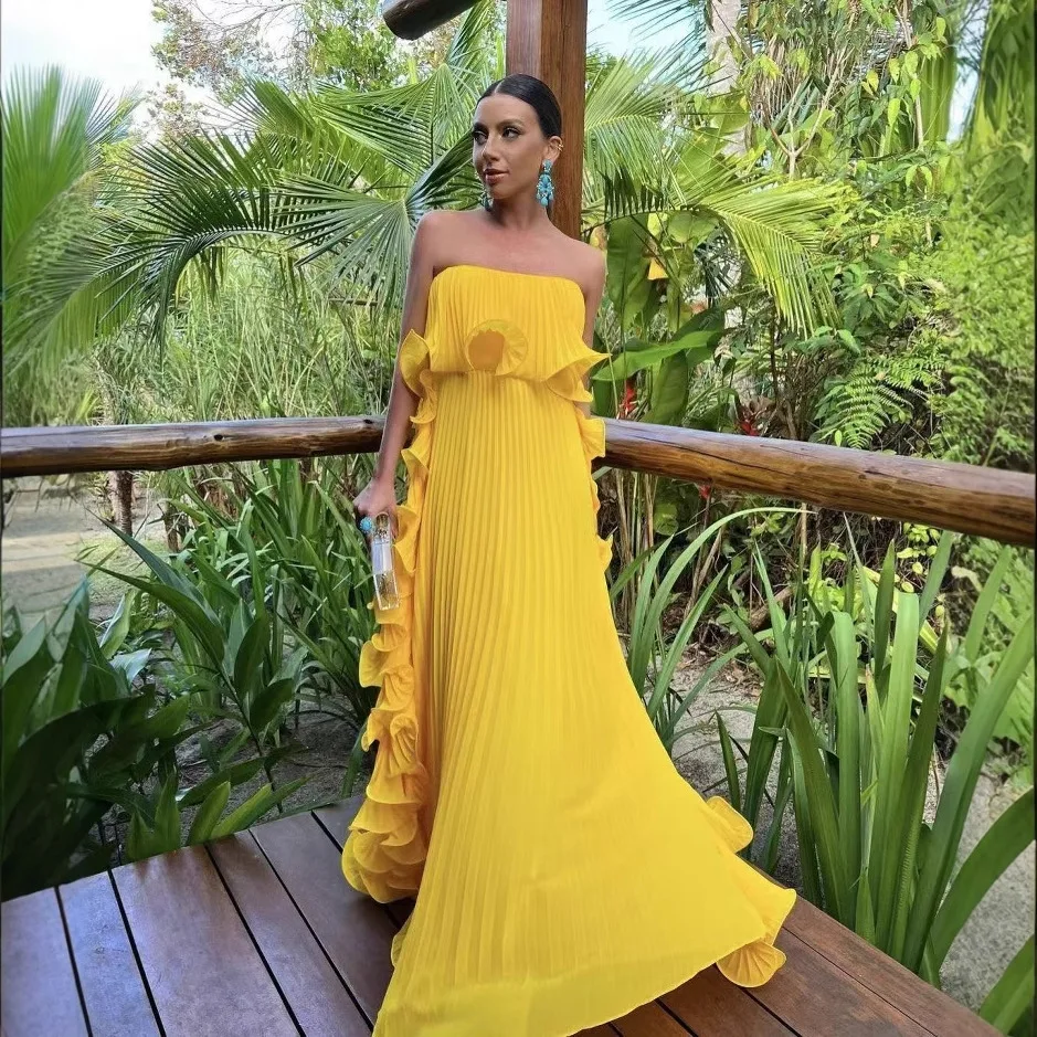 2 piece summer maxi dress Breezy Botanics 2-Piece Maxi Dress