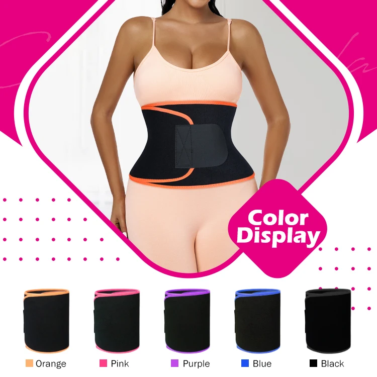 NANBIN бесплатный образец потеря веса латекс дизайн впитывает пот и утягивающий пояс для похудения плюс размер регулируемый талии