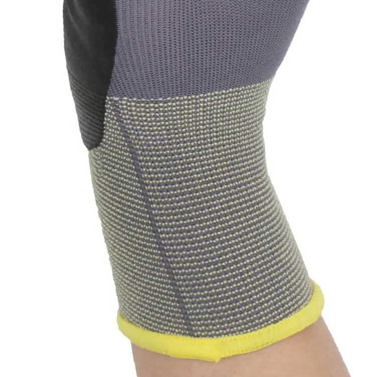 
Maxglove grey nylon nitrile coated work gloves 