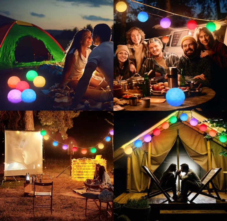 Floating Pool Lights Rechargeable LED Glow Ball Lights with Remote, RGB Color Changing Orb Night Lights for Kids