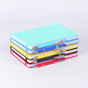 Promotional Multi-style PU Notebooks Portable Design Notebooks for Students with Horizontal Line Inner Pages PU Notebooks