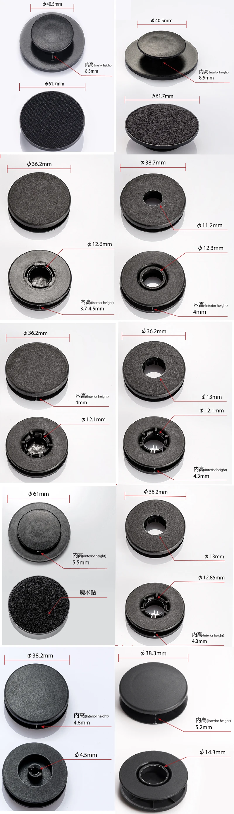 Car Clips Double Layer Car Floor Mat Clips details