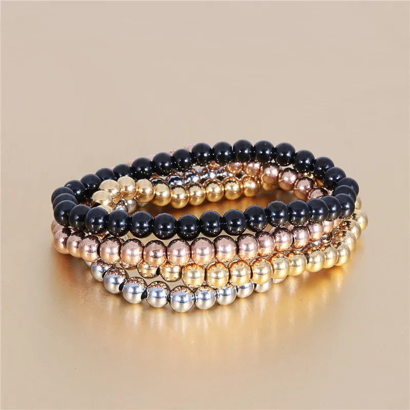 Lucky 14K Gold Filled Beads Beaded Stackable Bracelets Beaded Stretch  Bracelet - China Bracelet and Jewelry price
