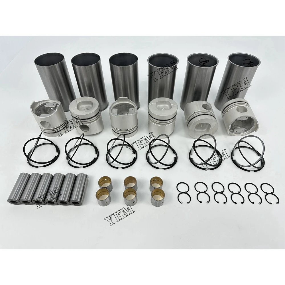 For Isuzu 6BB1 Cylinder Liner Kit Engine Diesel Engine Spare Parts