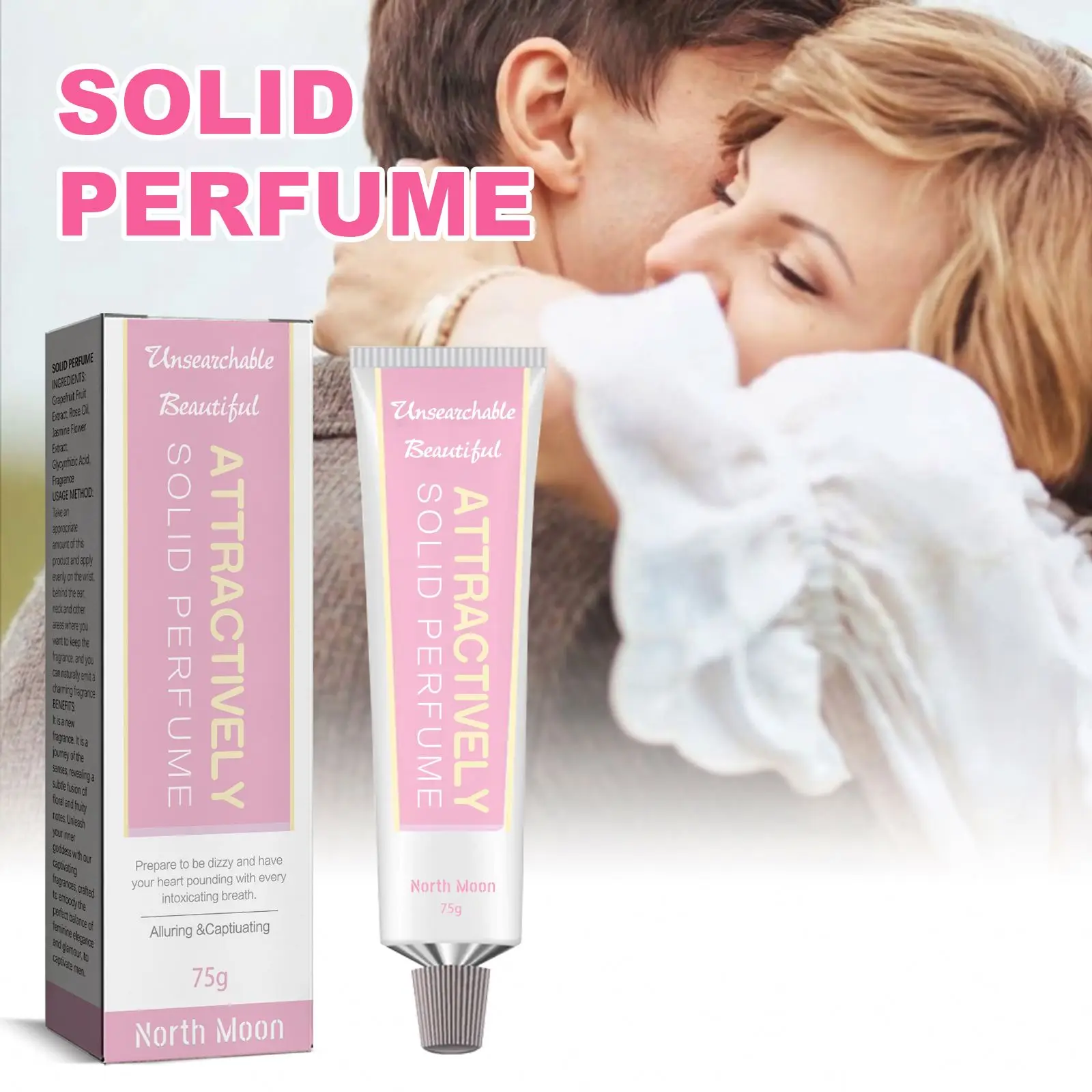 Норт-Луна, оптовая продажа, твердый парфюмерный бальзам, портативный стойкий легкий аромат тела, портативный карманный твердый парфюм
