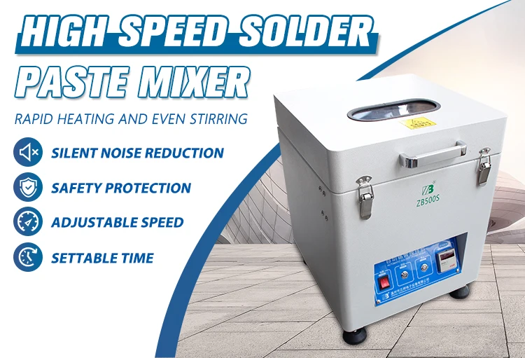 Zb500s 220v Solder Paste Mixing Equipment High Speed Solder Paste Mixer