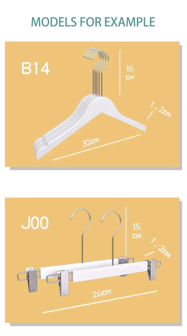 Custom Logo Clothing Shop Luxury Clothing Hanger Non Slip With Gold Clip Kids Adult Wood Hanger