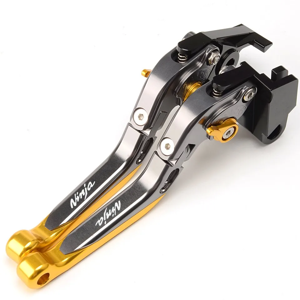 
 Высококачественные рычаги тормозной муфты с логотипом ниндзя для Kawasaki ninja 400 300 650 250 2020 2019 2018 2007 на все годы  