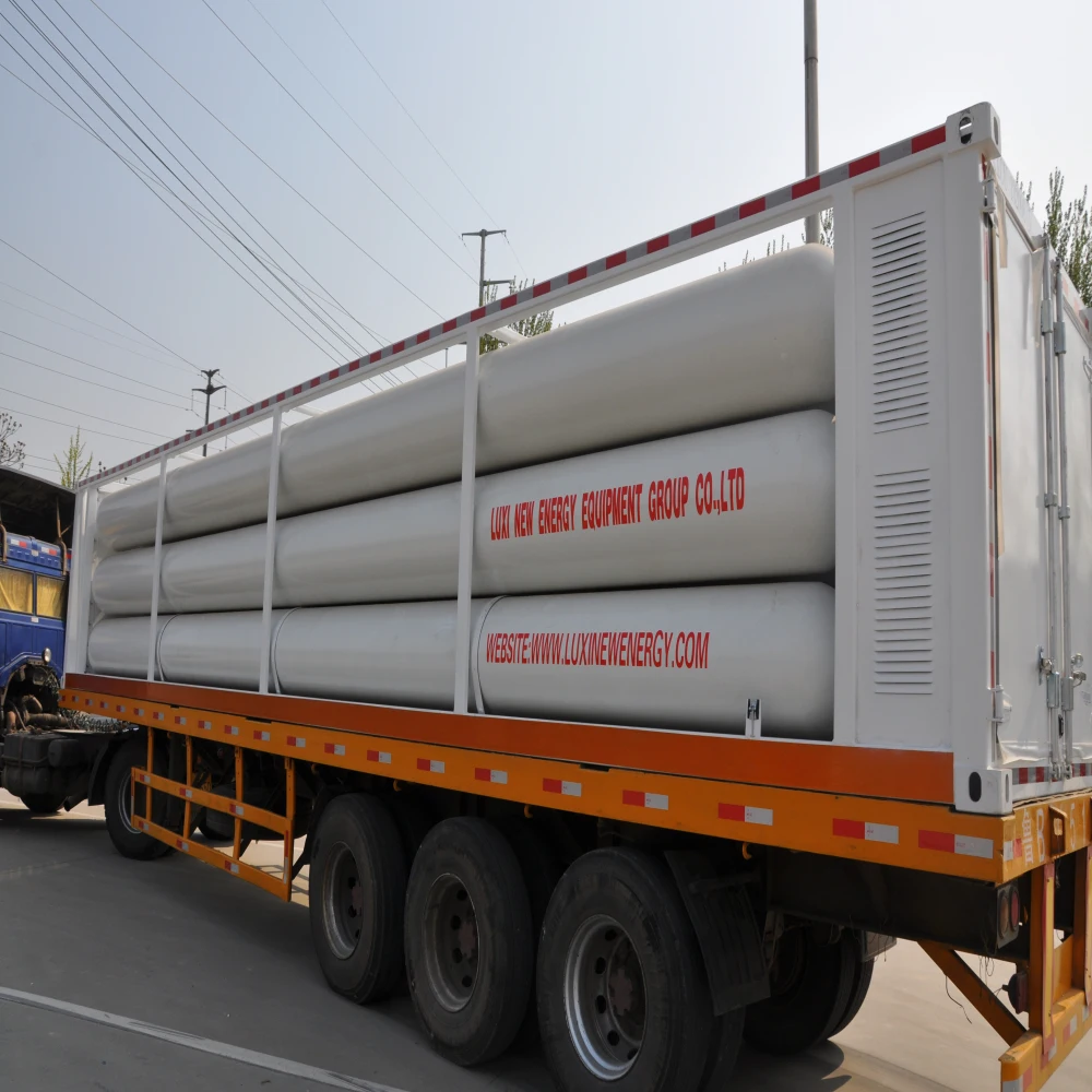 Криогенный прицеп криогенный резервуар для жидкости полуприцеп Cng трубка водородный цилиндр контейнер