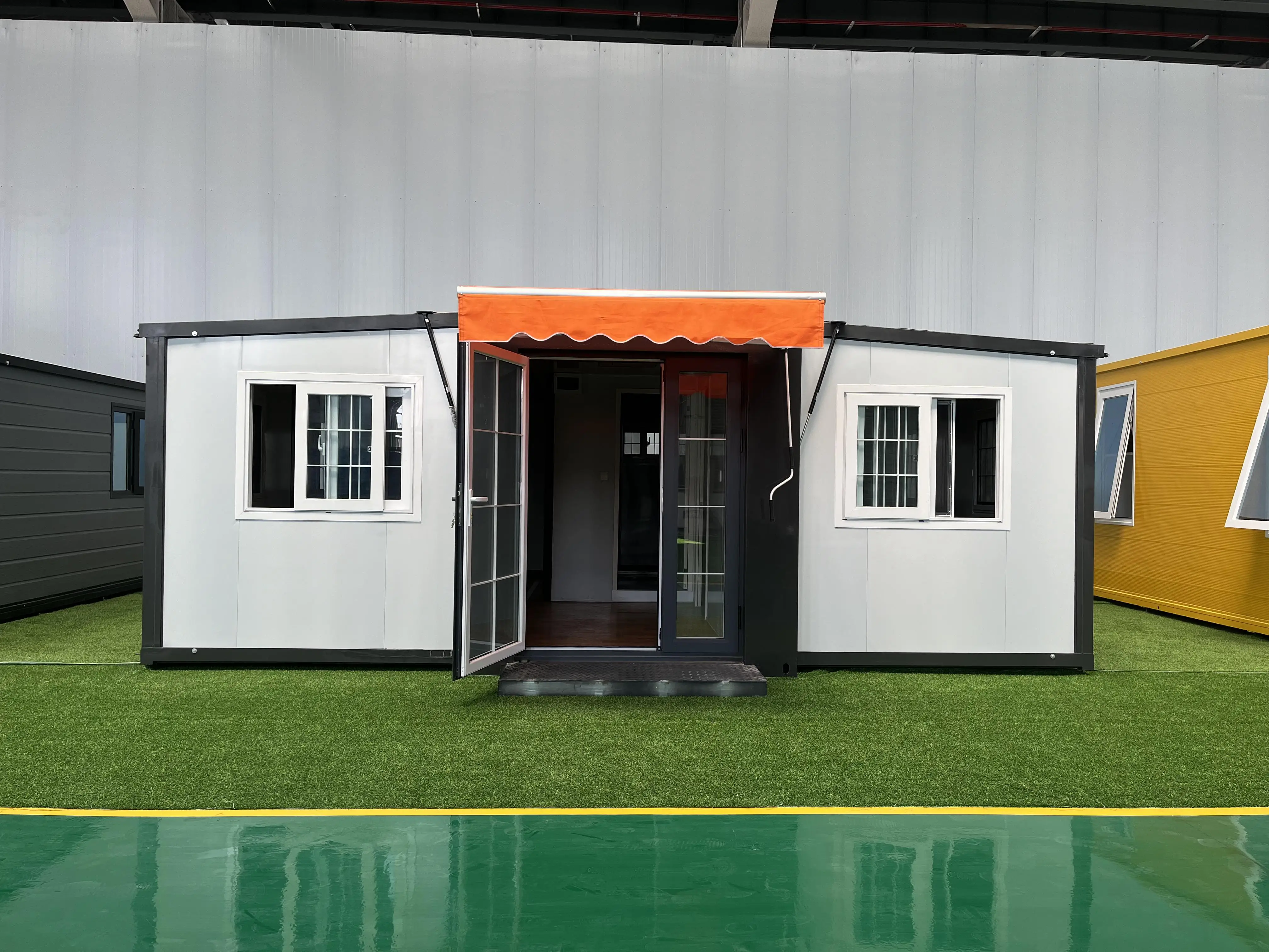 For CGCH Easy to Install 20ft Expandable Container House Sandwich Panel Sunrooms Solar Prefab Modular Mobile Home Office Use