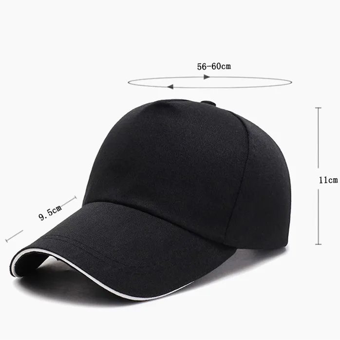 Casual Solid Color Baseball Cap Custom Logo Sports Cap Gorras Wholesale