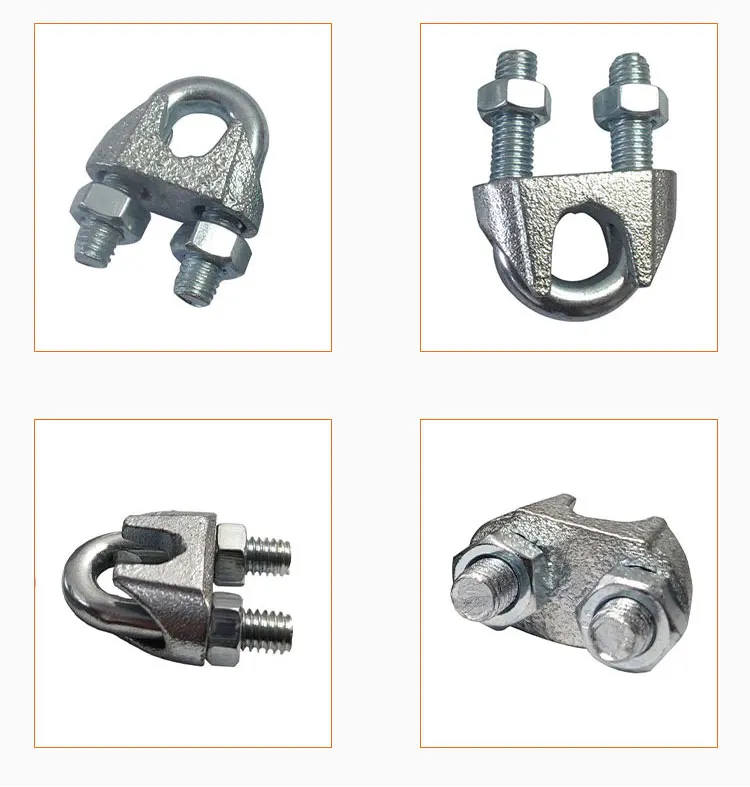 Hardware Rigging B Type Wire Rope Clamp - Durable & Versatile