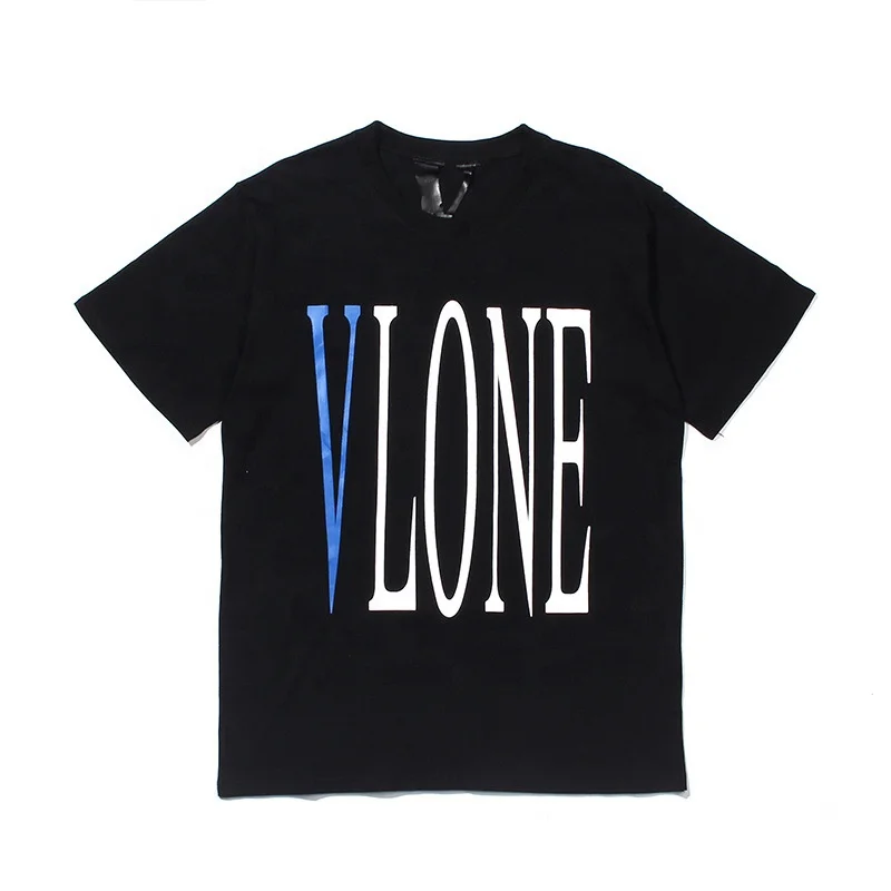 black and yellow vlone shirt