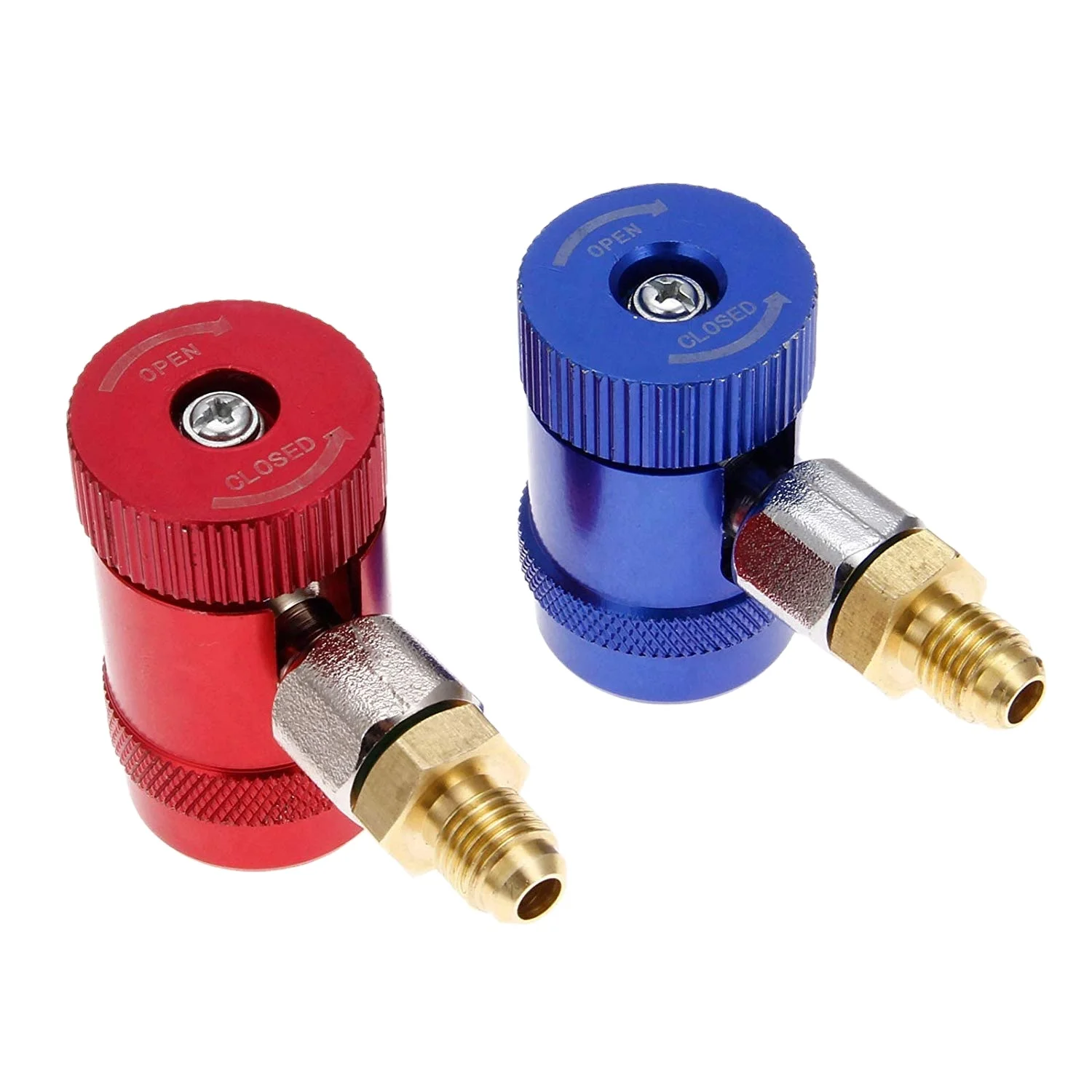 low ac freon manifold gauge hose conversion-3