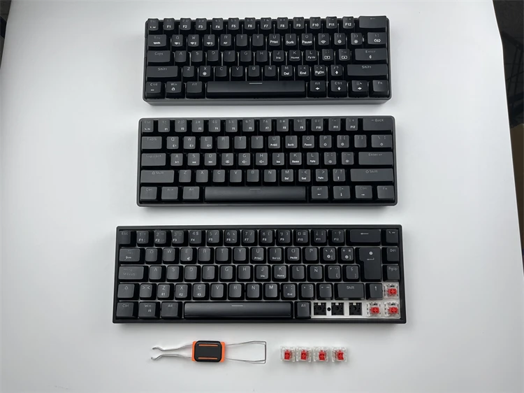 Factory Wired Backlight USB Computer Accessories Colorful 68 Keys Multi-Function Game Keyboard