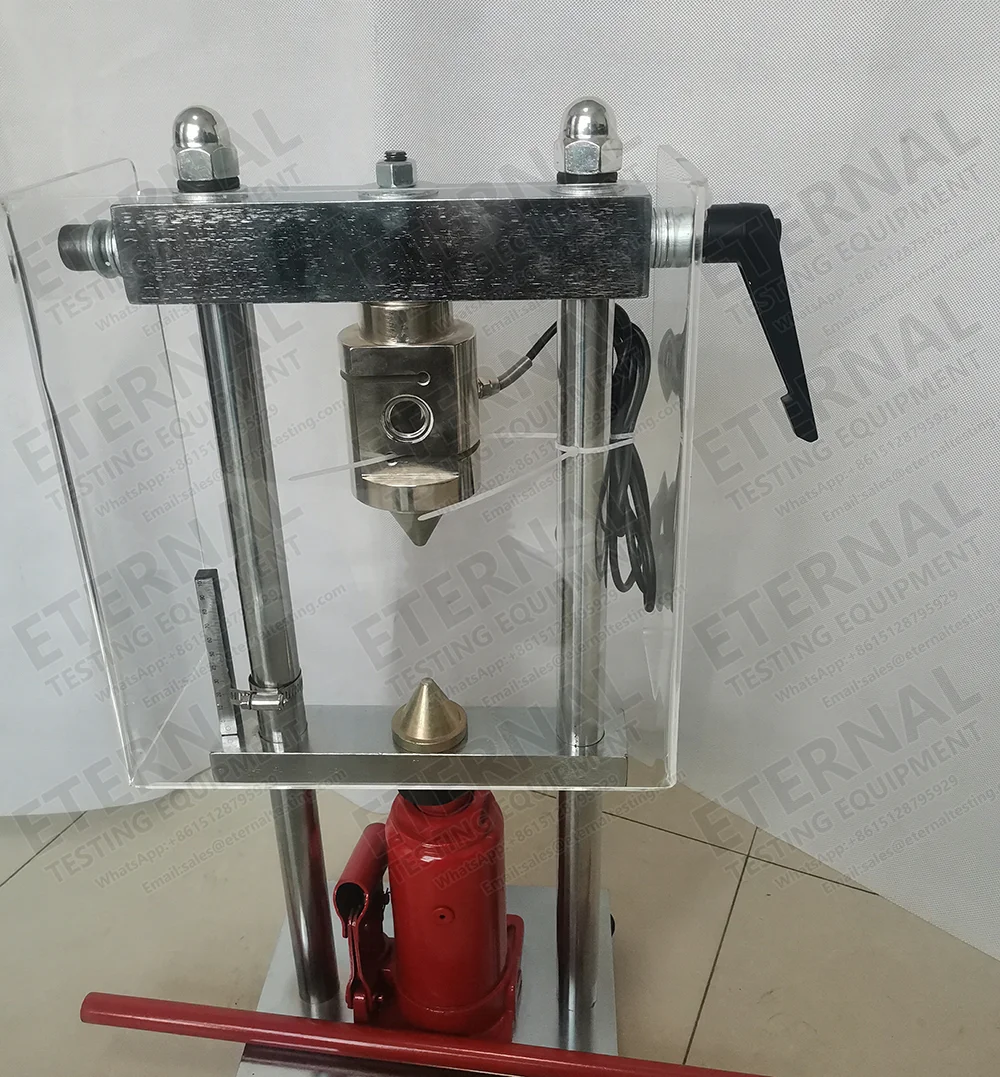 1-Year Warranty Digital Rock Point Load Test Apparatus With LED Display ASTM Standard Lab Equipment for Machine Measurement Use