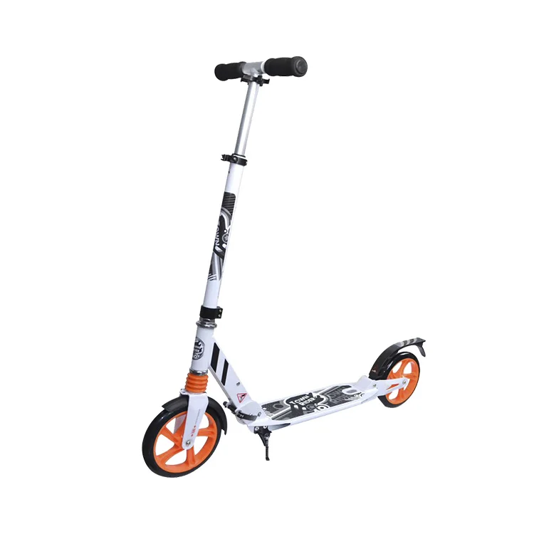 Dual Suspension Lightest Portable Adult City Kick Scooter With 200mm