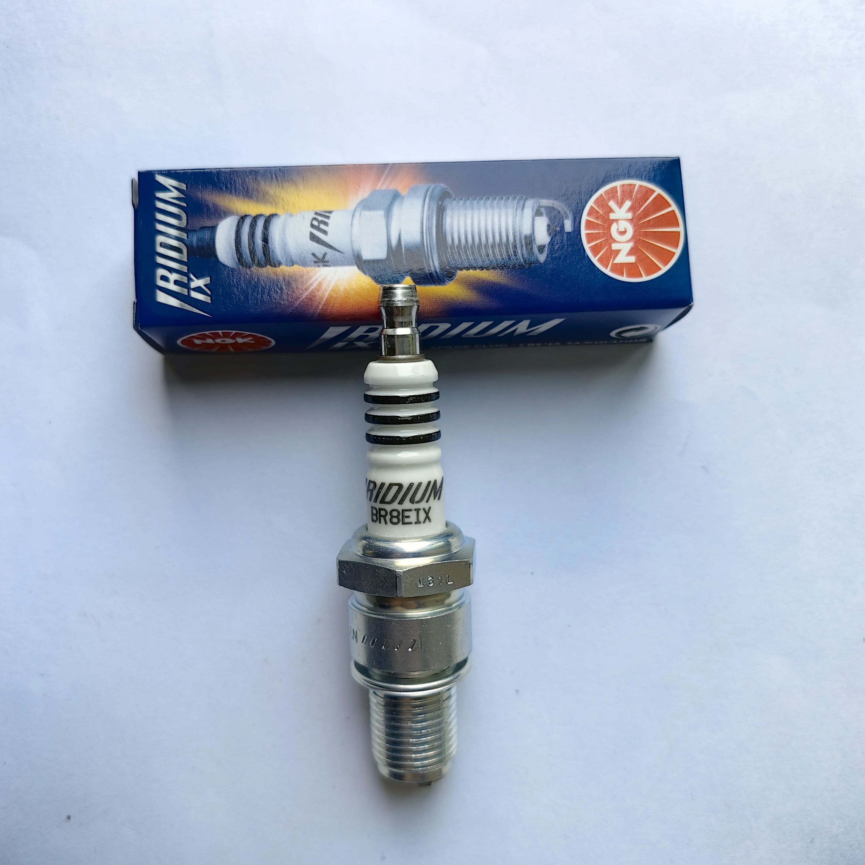 thumbnail image 2 of NGK BR8EIX Iridium Spark Plug – B8EVX Replacement, 14mm, 0.8mm Gap, Japan 2 of 4