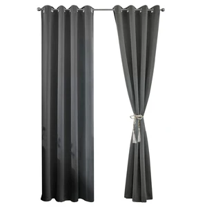 Solid Color Blackout Curtains Size Customized Ready Made Curtain Blackout for Living Room