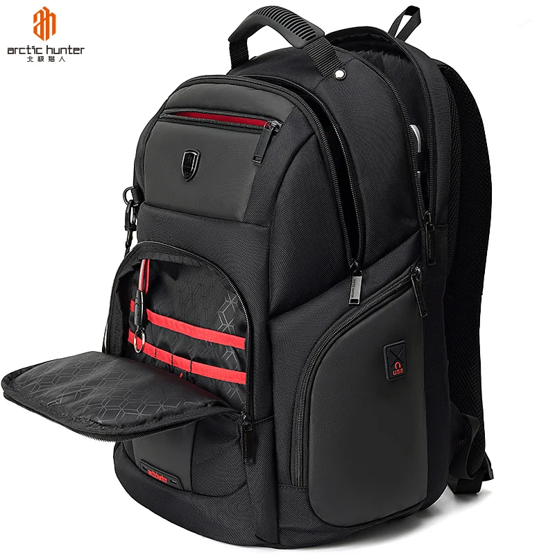 Arctic Hunter RFID USB Business Laptop Backpack