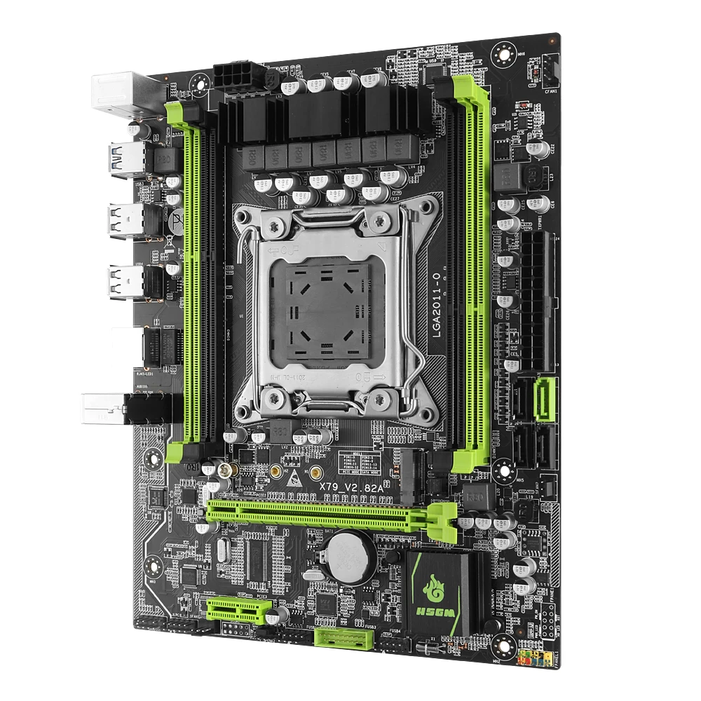 HSGM X-79-S290 マザーボード コンピューター 4*DDR3 RDIMM LGA 2011