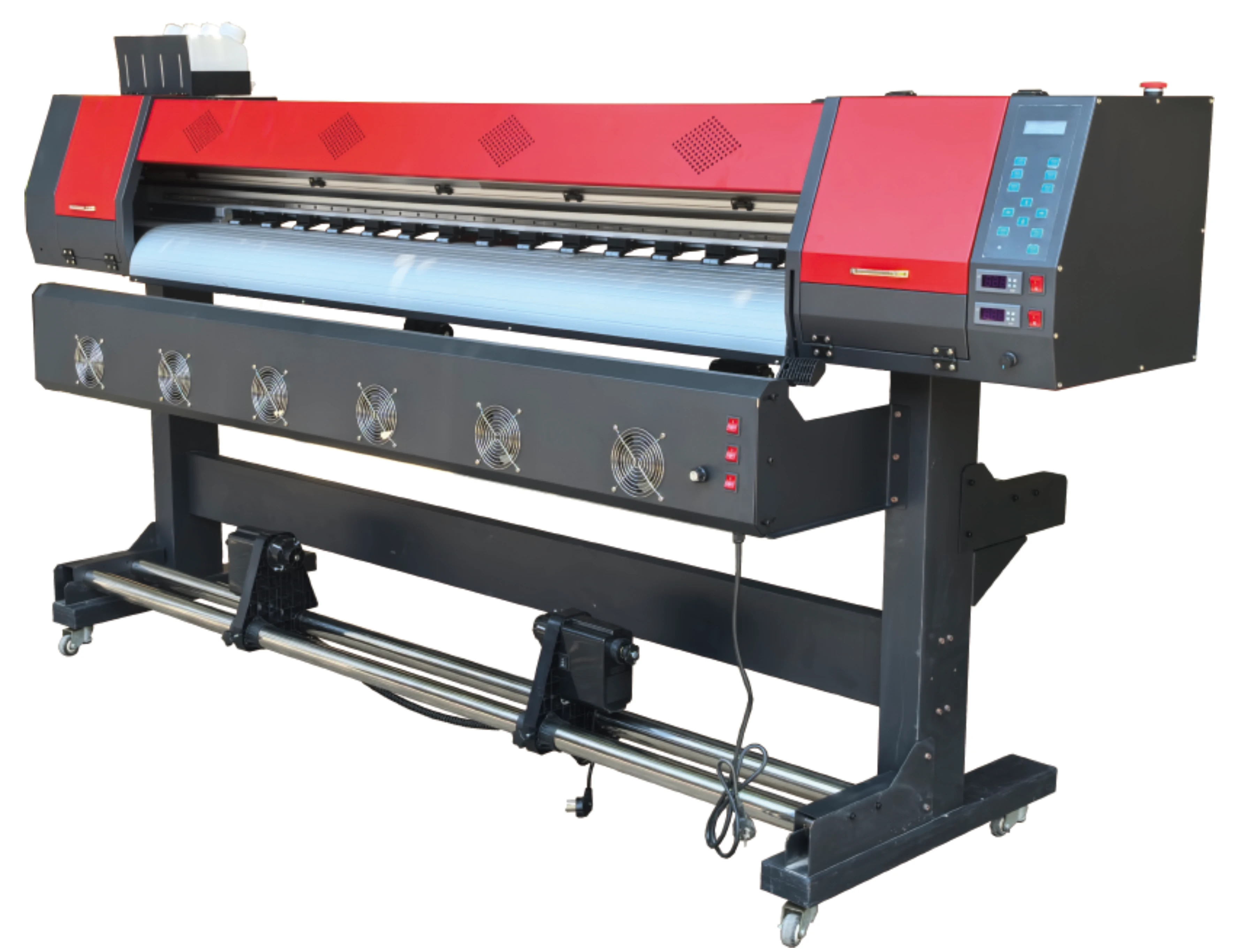 High Quality XP600 Roll-to-Roll Sublimation Printer 2 Nozzles Fan Drying Textile Apparel Custom Gift Flex Egg 2400 DPI 1800mm 26