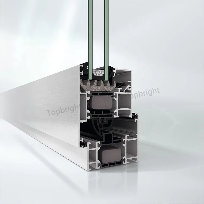 Schuco AWS 70 Insulated windows System Tempered Glass Aluminum Sliding Window