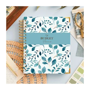 2026 2026 Wholesale Spiral Binding Budget Planner Undated Financial Organizer Diary Custom Printing Weekly Notebook with Sticker